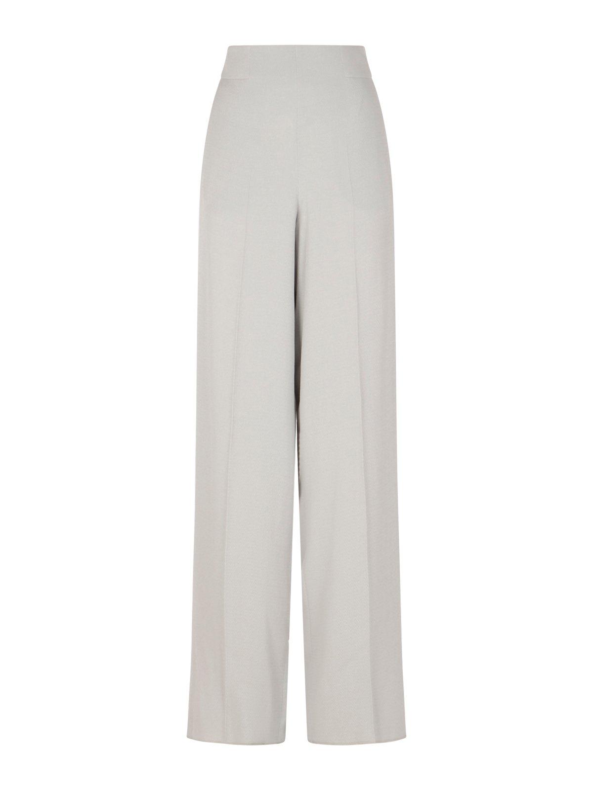 Emporio Armani Crepe Wide Leg Pants