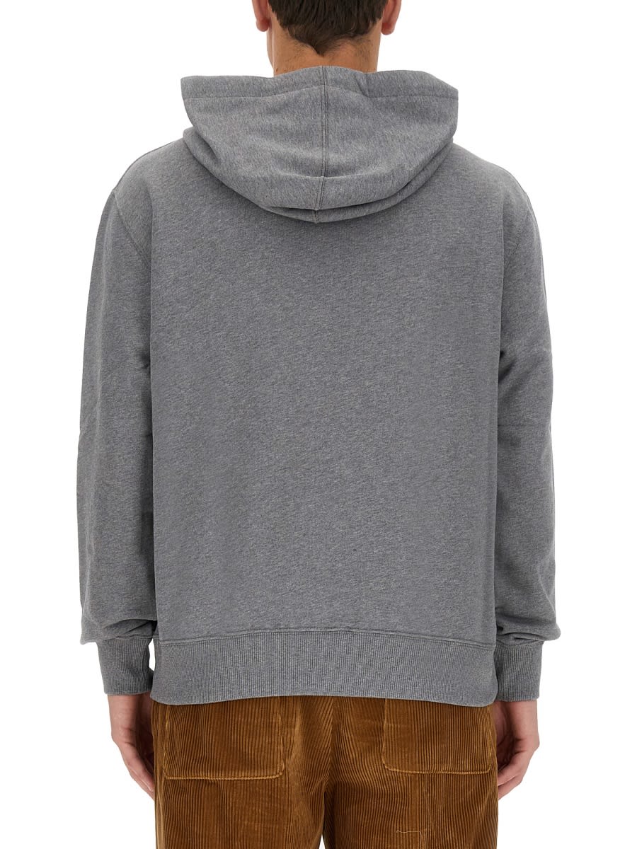 Shop Etro Pegasus Sweatshirt In Grey