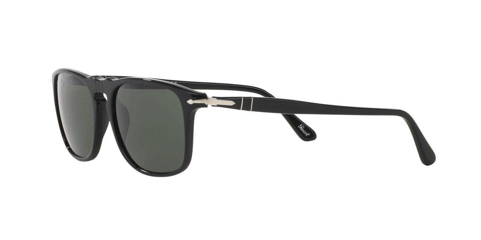 Persol Rectangle Frame Sunglasses In Black