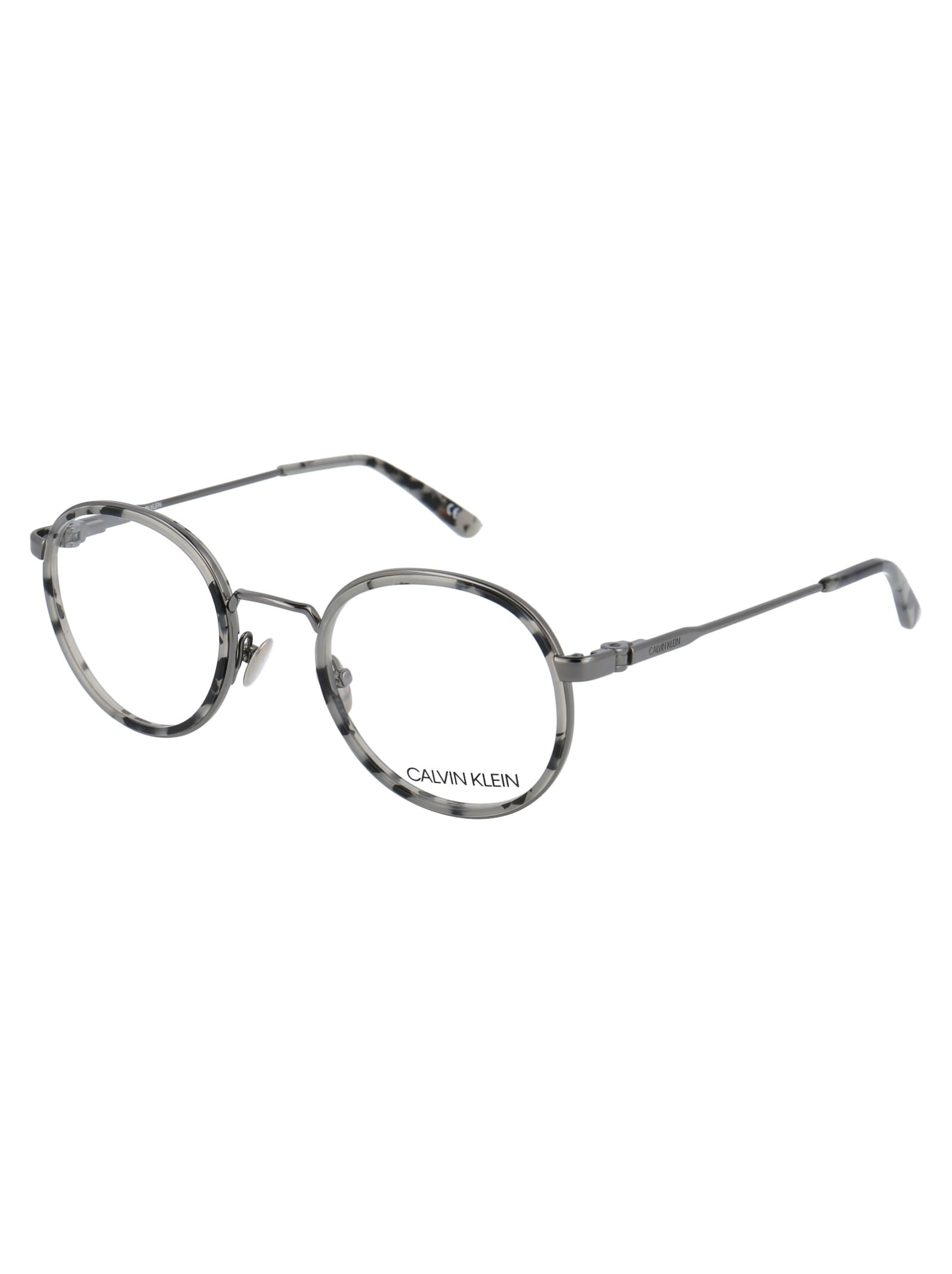 Shop Calvin Klein Ck18107 Glasses In 071smoke Tortoise