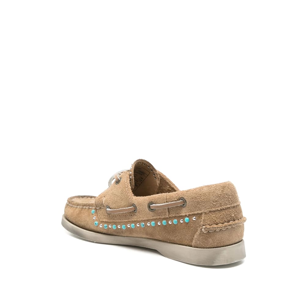 Sebago Leather Loafers In Multi