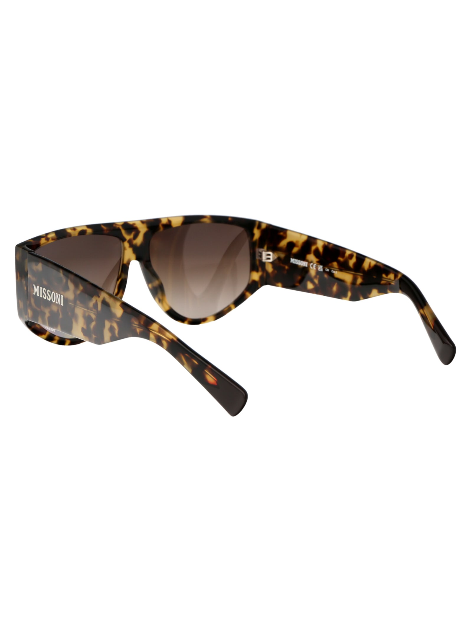 Shop Missoni Mis 0165/s Sunglasses In P65nq Brown Yellow Havana