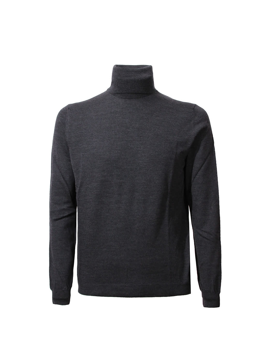 Shop Zanone Turtleneck  In Anthracite