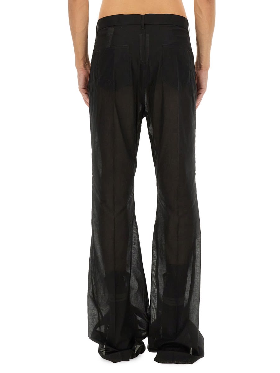 Rick Owens Bootcut Pants In Black