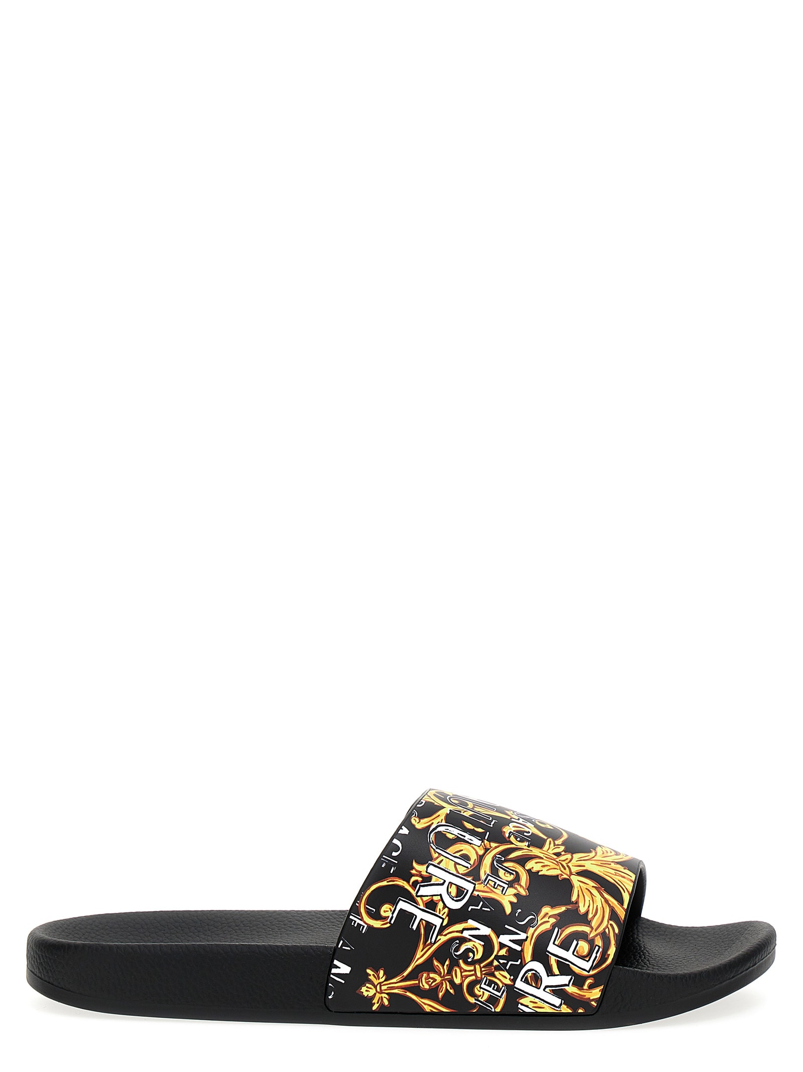 VERSACE JEANS COUTURE BAROCCO PRINT SLIDES