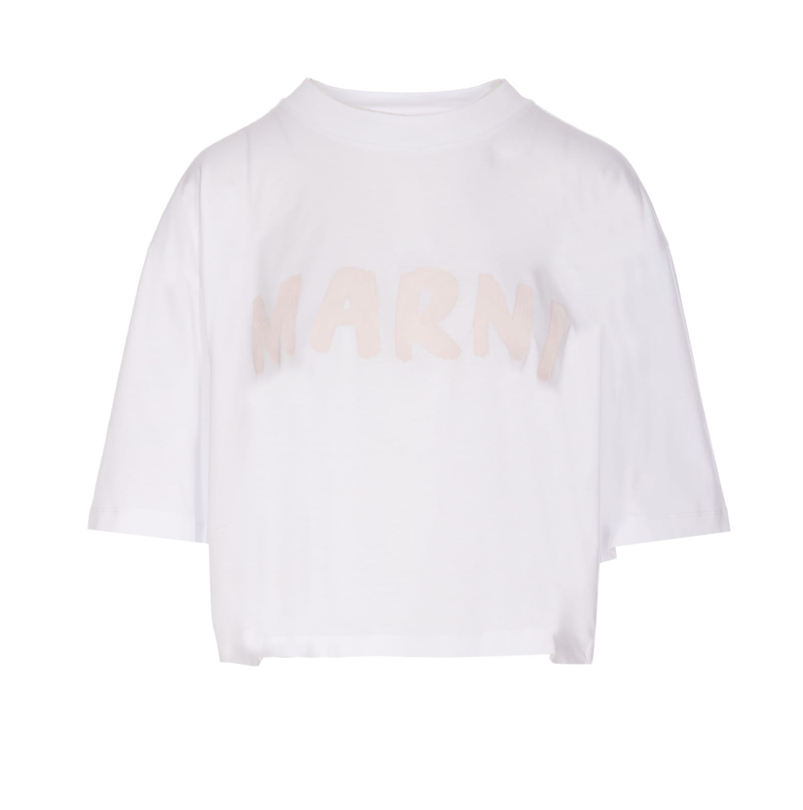 Marni Cropped Organic Cotton T-shirt