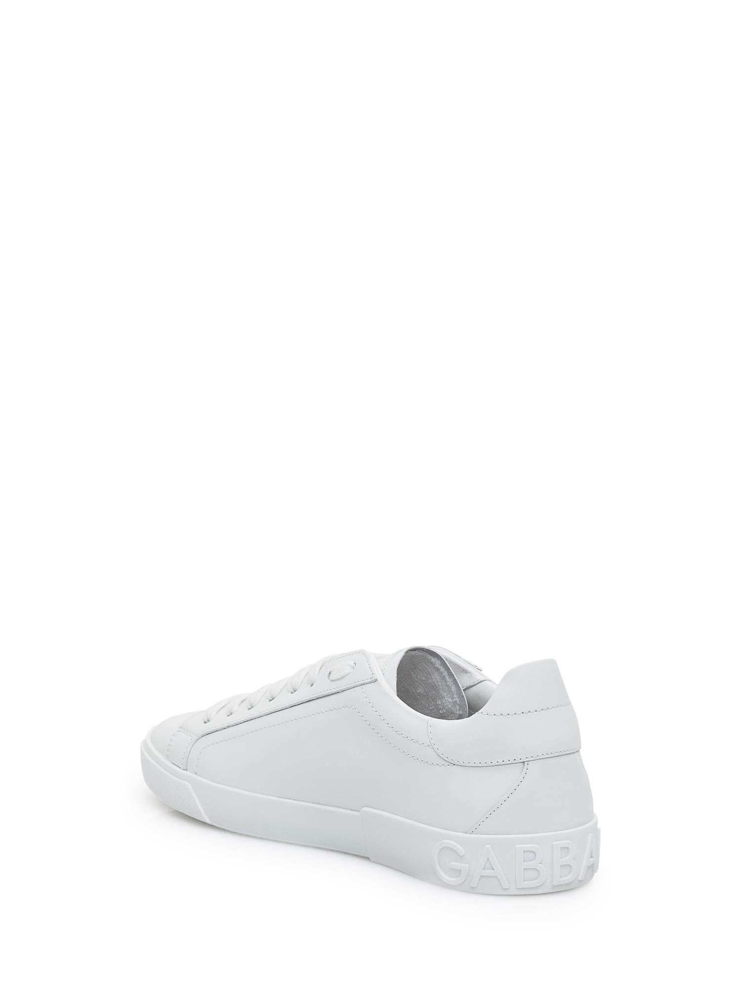 Shop Dolce & Gabbana Low Sneakers In Bianco Ottico