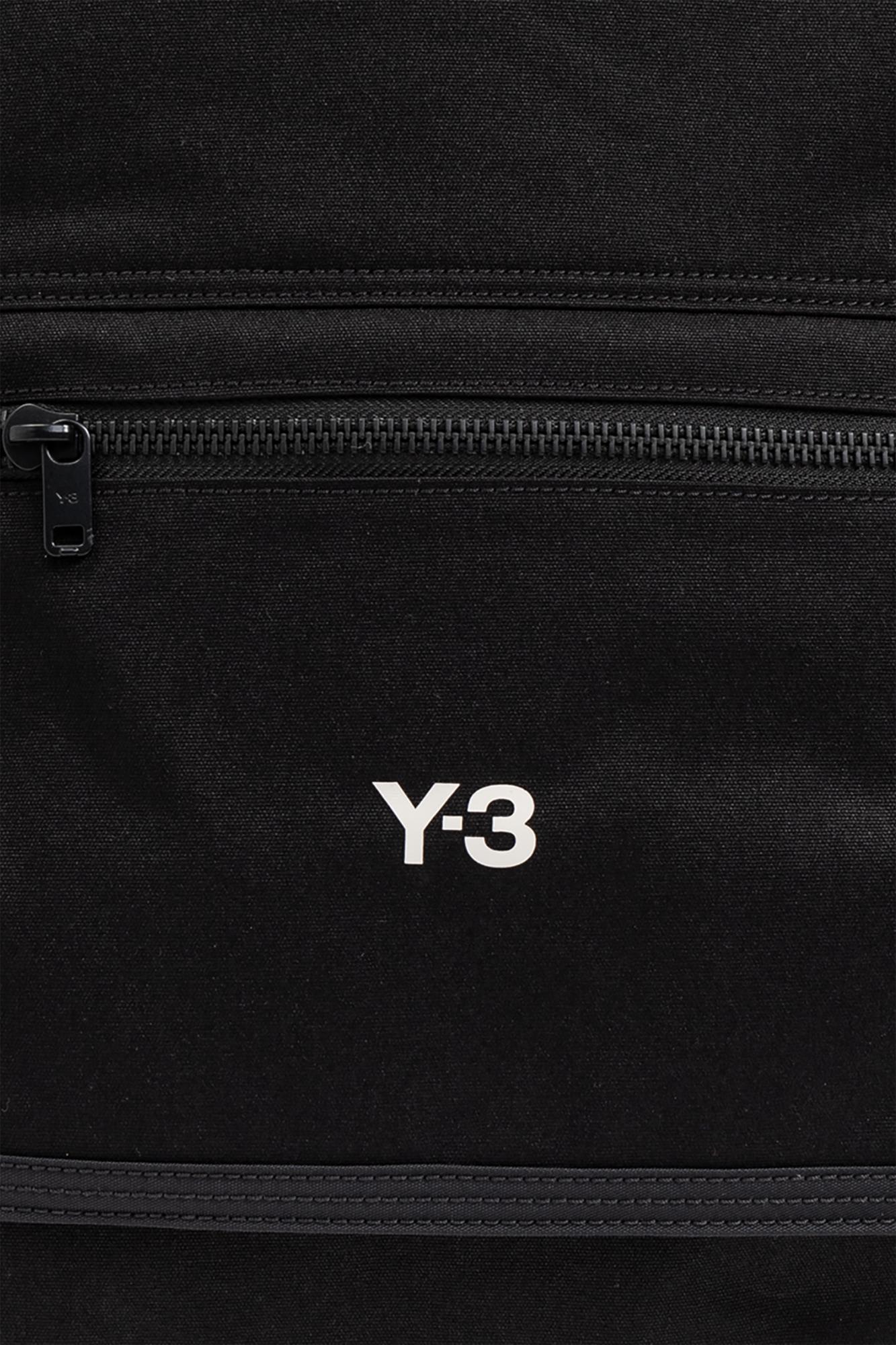 Shop Y-3 Backpack With Printed Logo In Black