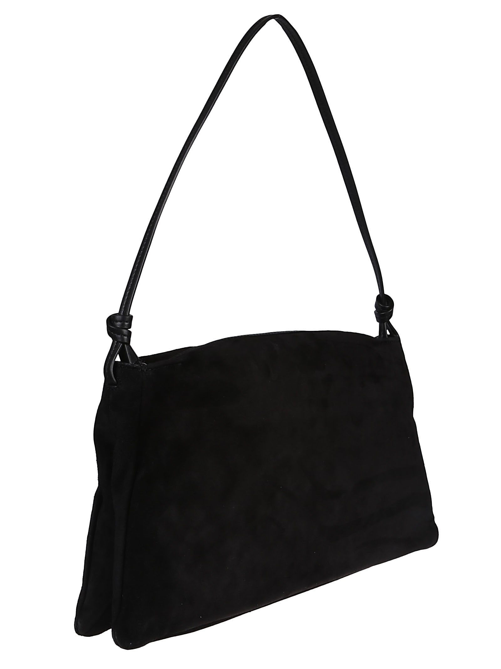 Shop Staud Wally Shoulder Bag In Blk Black