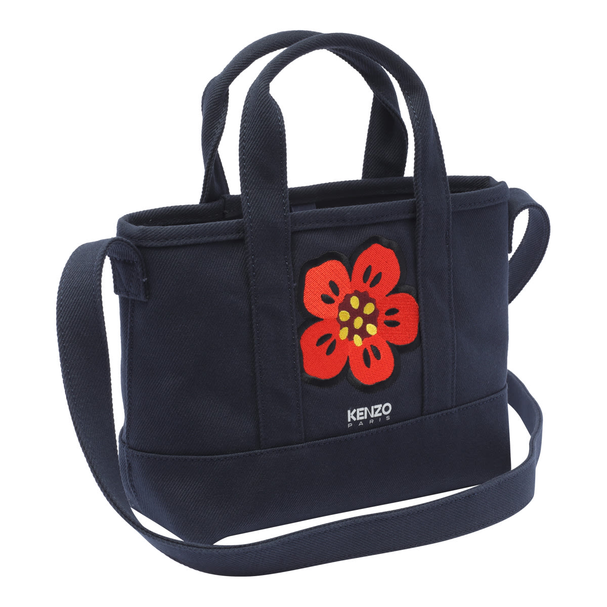 Shop Kenzo Small Boke Flower Tote Bag In Blue