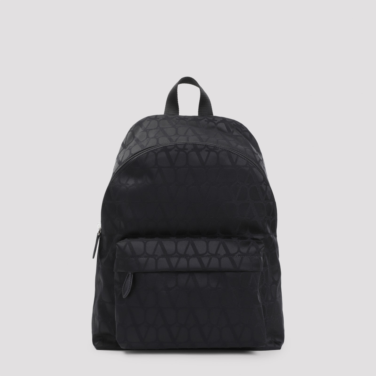 Shop Valentino Polyester Backpack In No Nero