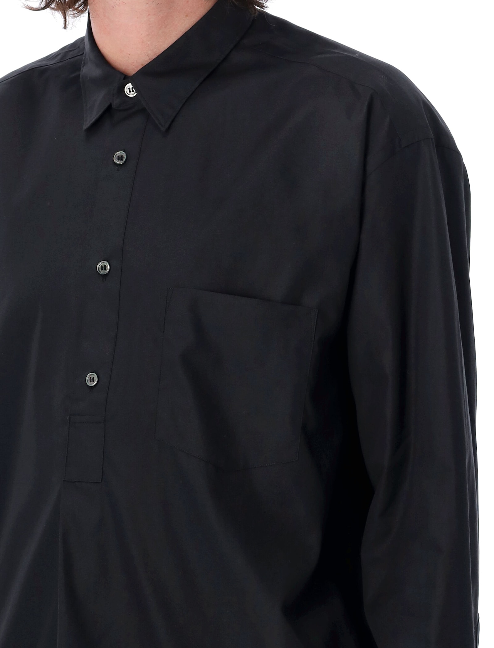 COMME DES GARÇONS HOMME DEUX DRAWSTRING HEM SHIRT 