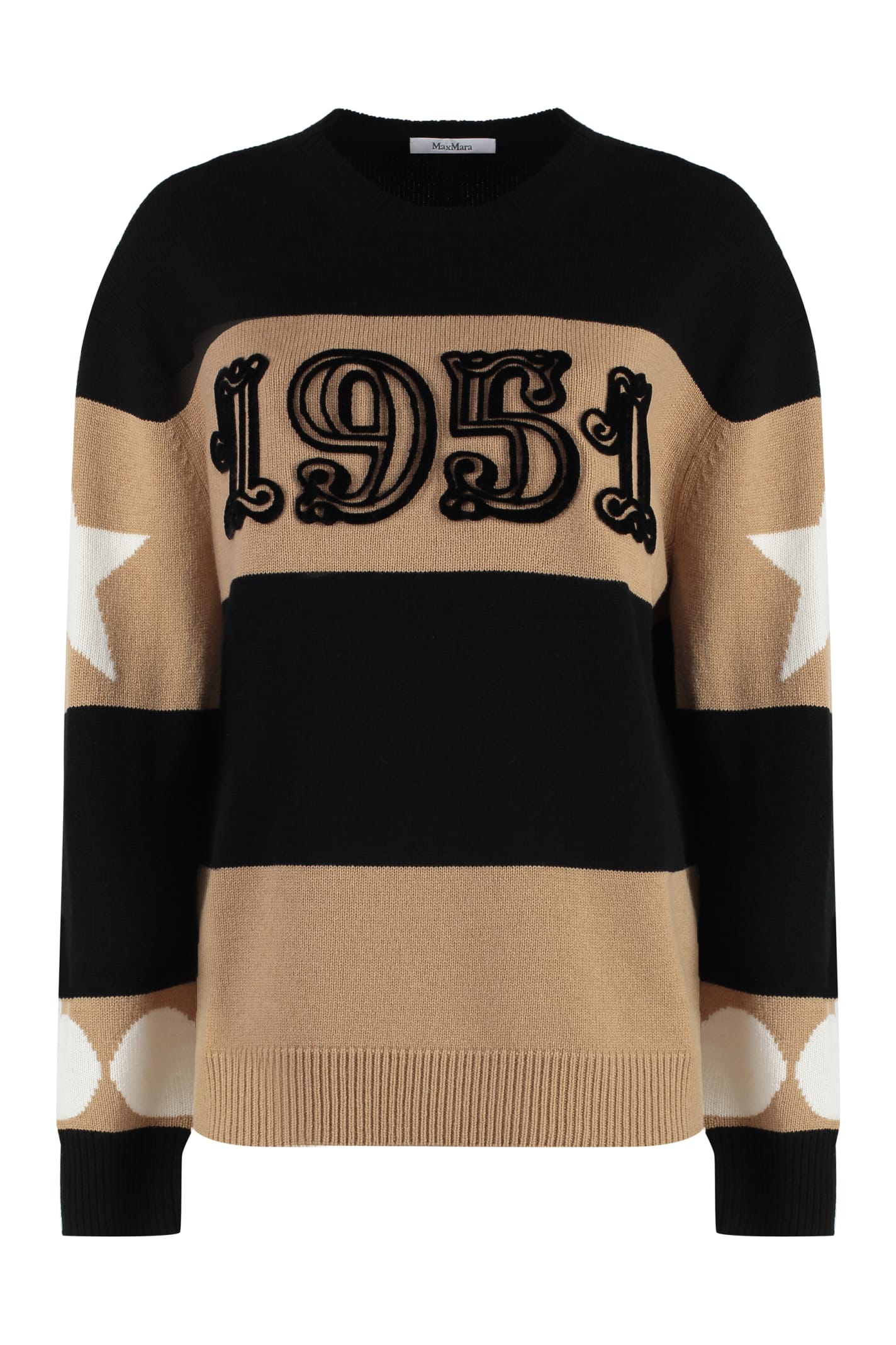 Shop Max Mara Dirce Wool And Cashmere Sweater In Black