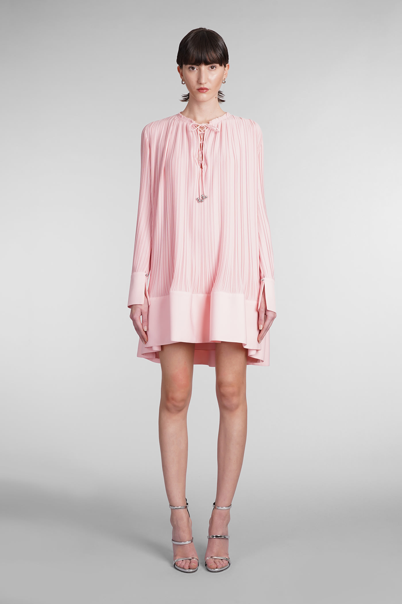 Lanvin Dress In Rose-pink Polyester