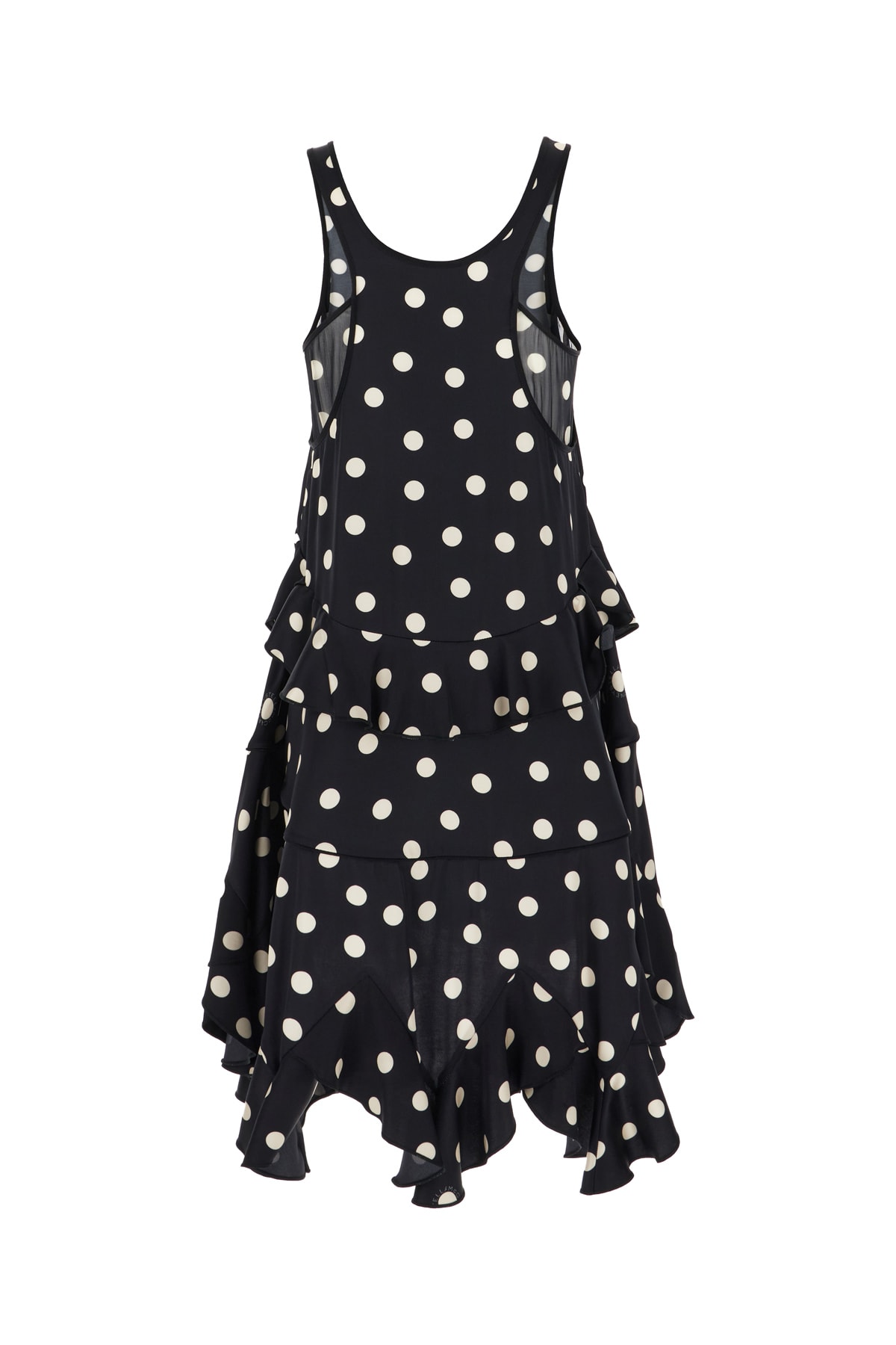 Shop Stella Mccartney Printed Viscose Dress In Black Cream