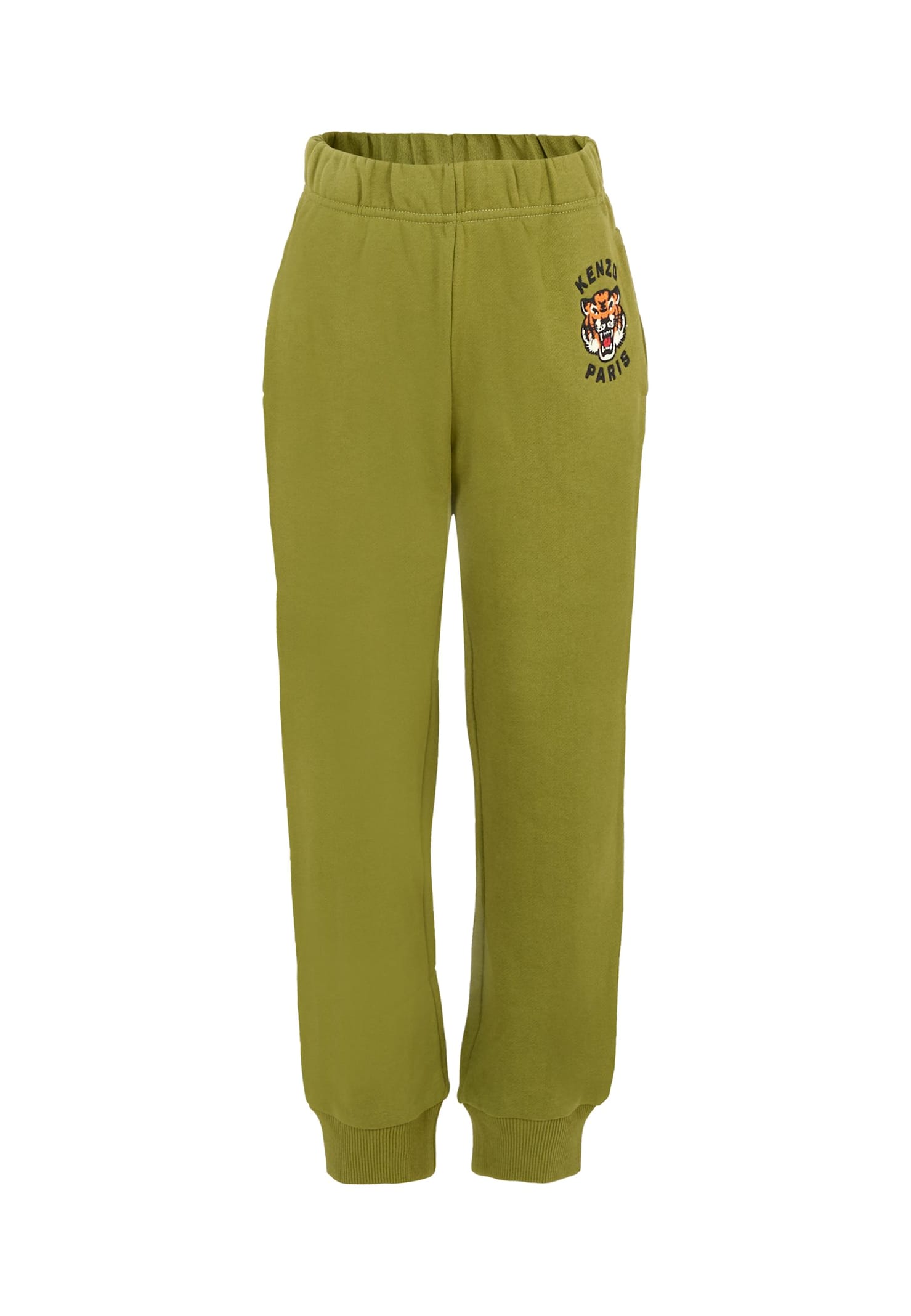 Kenzo Tiger Logo Sweatpants In Green