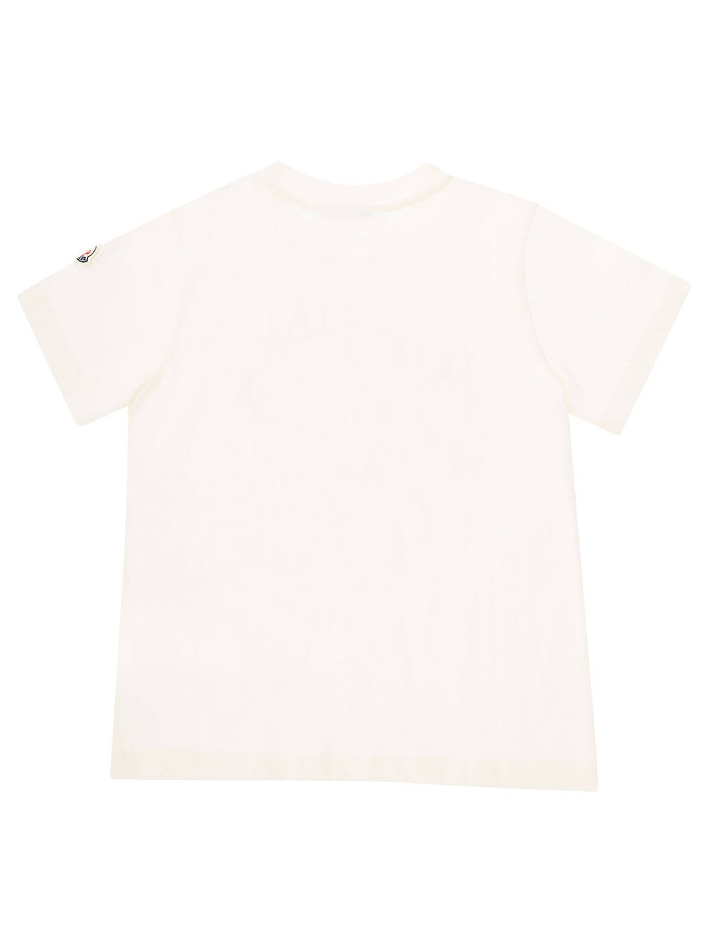 Moncler Kids Ss T-shirt In White