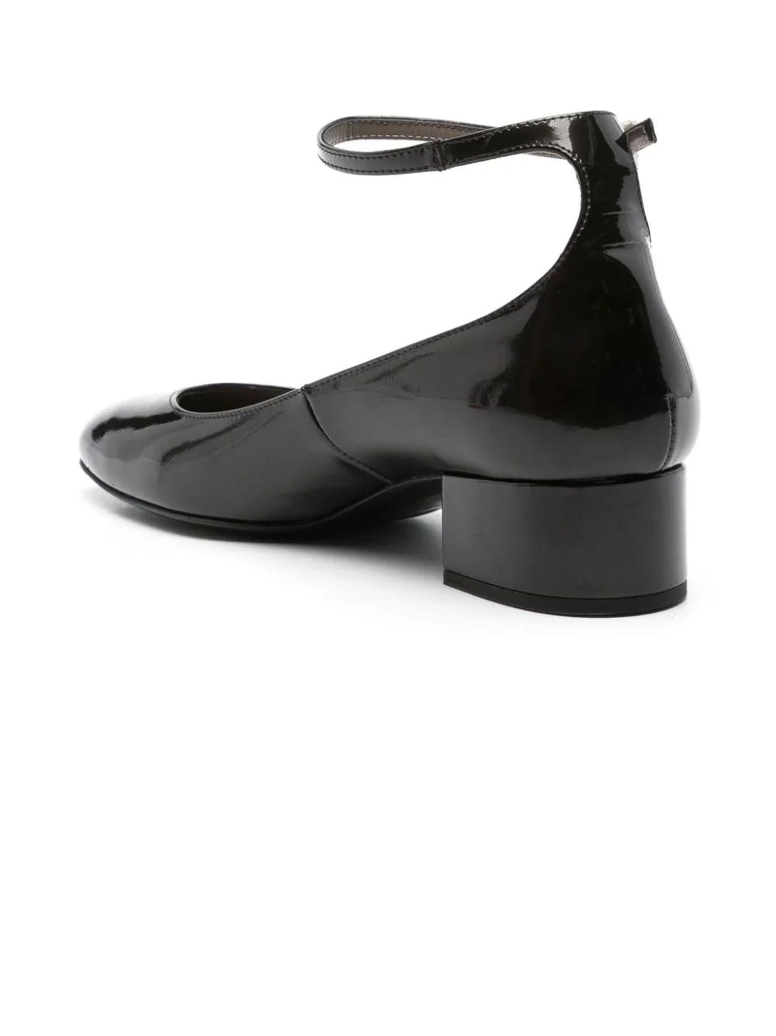 Shop Roberto Festa Black Calf Leather Margo Pumps