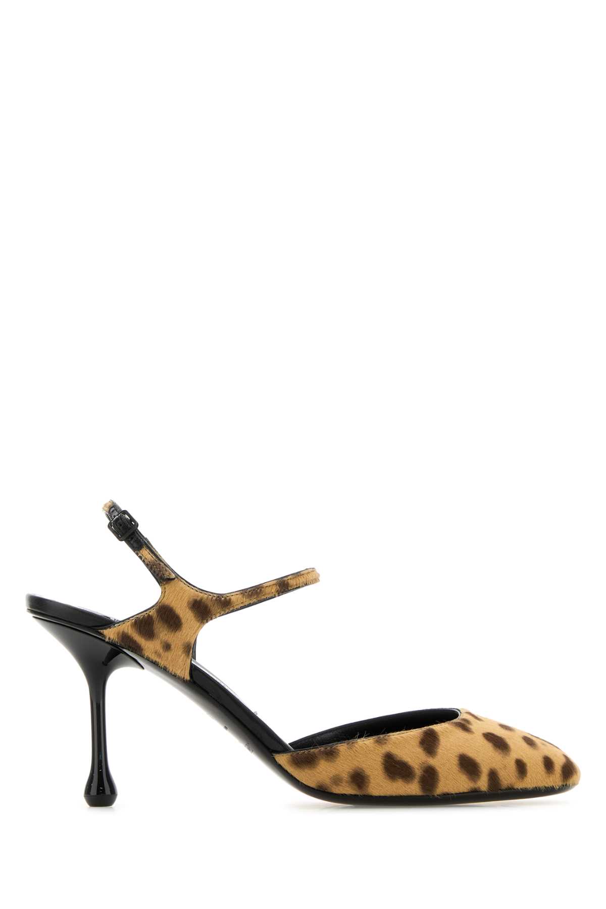 Printed Calf Hair Pixie Pumps