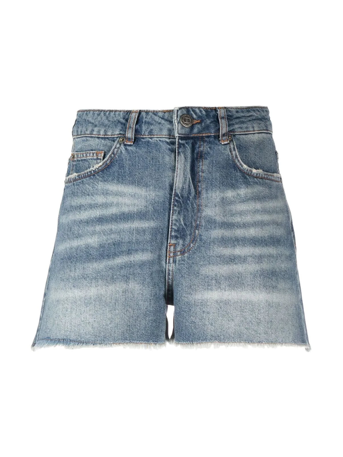 Shop Twinset Denim Shorts