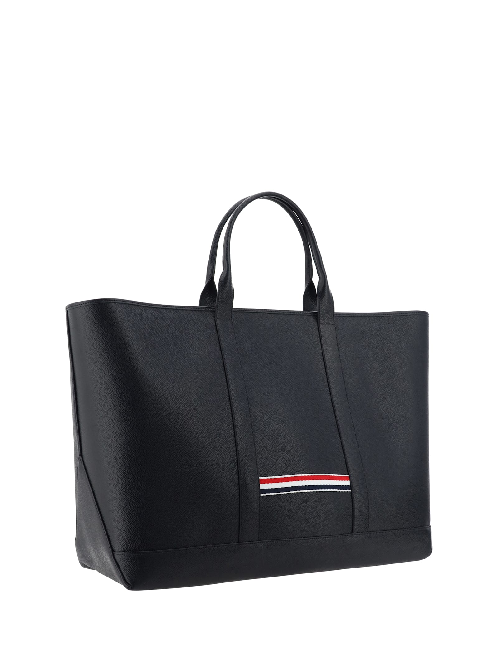 Shop Thom Browne Tote Handbag In 001