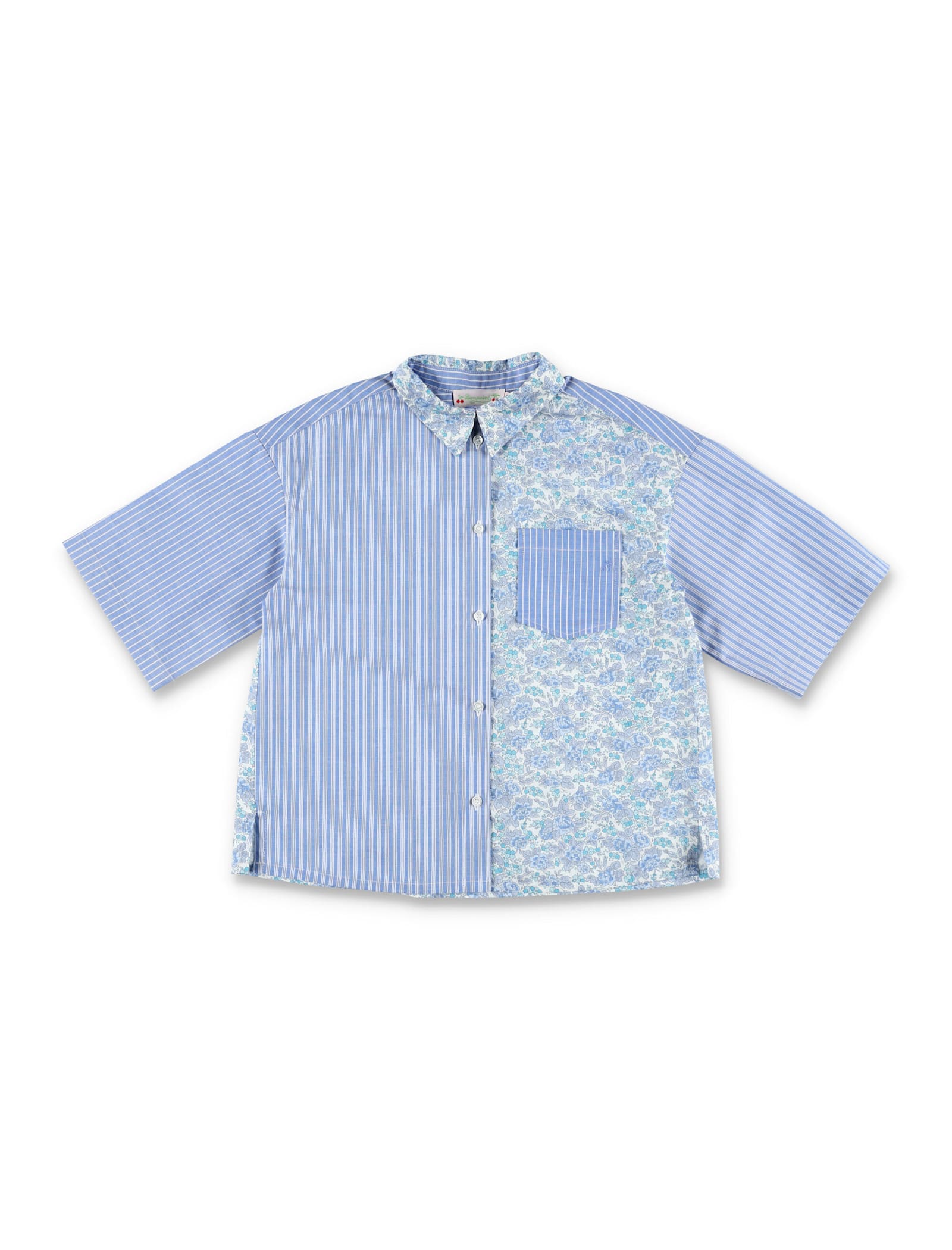 Bonpoint Kid - Elyas Loose-fitting Shirt In Sky
