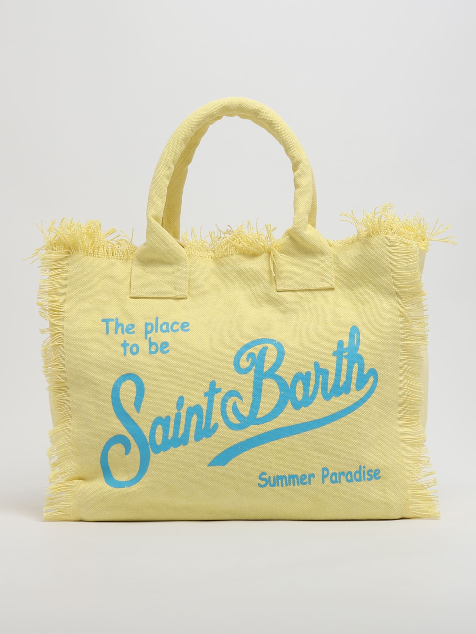 Shop Mc2 Saint Barth Vanity Shoulder Bag In Giallo