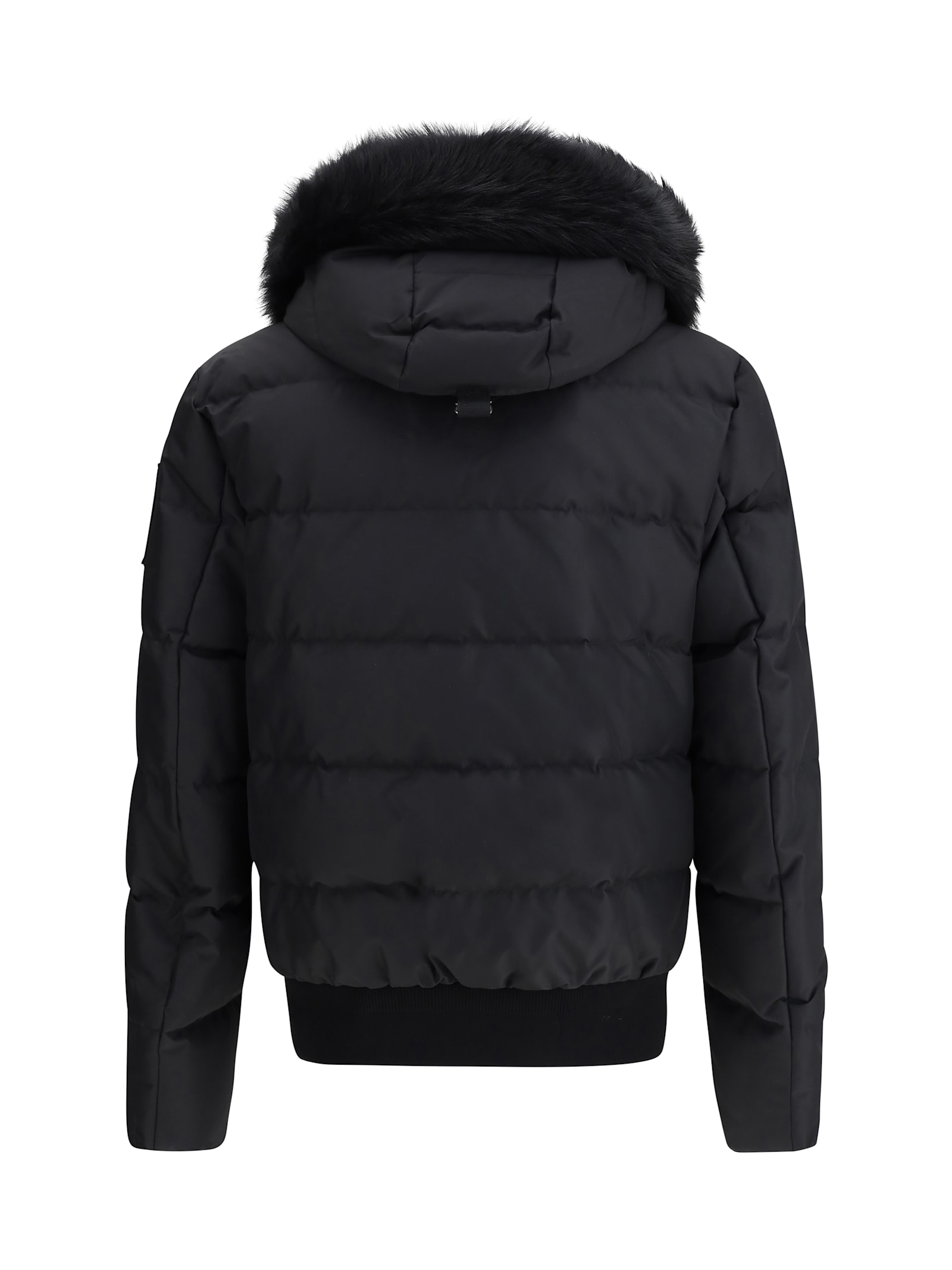 Moose Knuckles Cloud Bomber Jacket With Lambskin Finishes In Multi