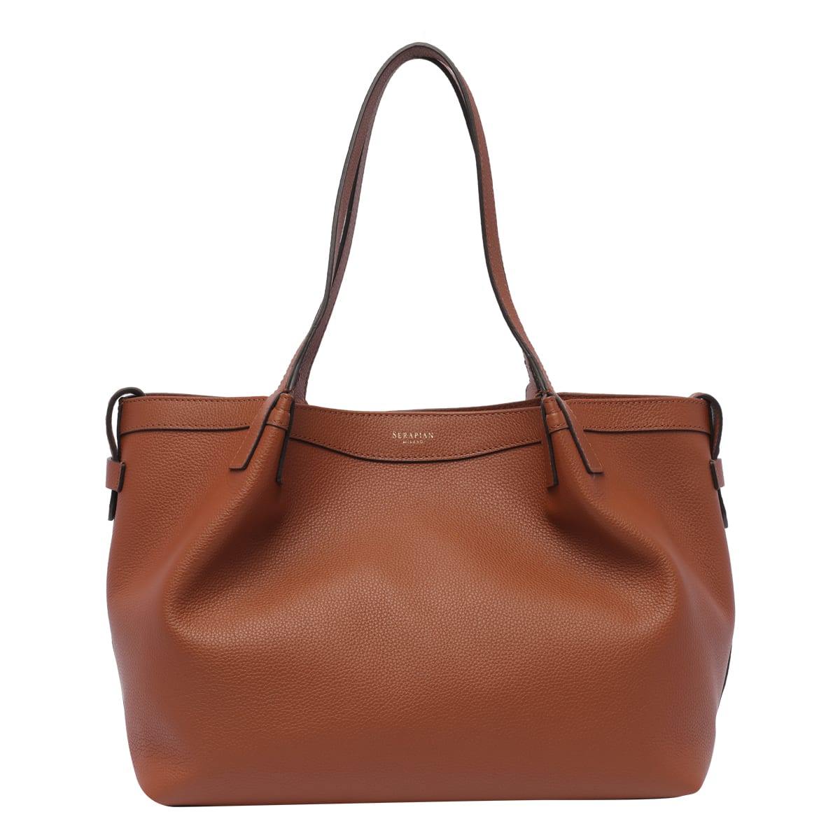 Serapian Small Secret Shoulder Bag In Brown