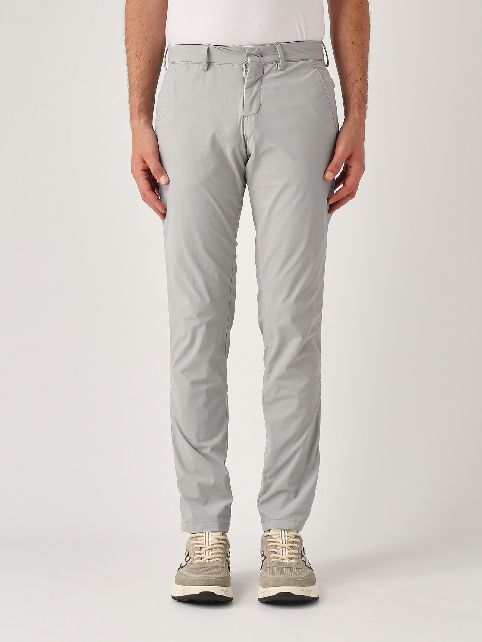 Shop Pt01 Pantalone Uomo Trousers In Grigio