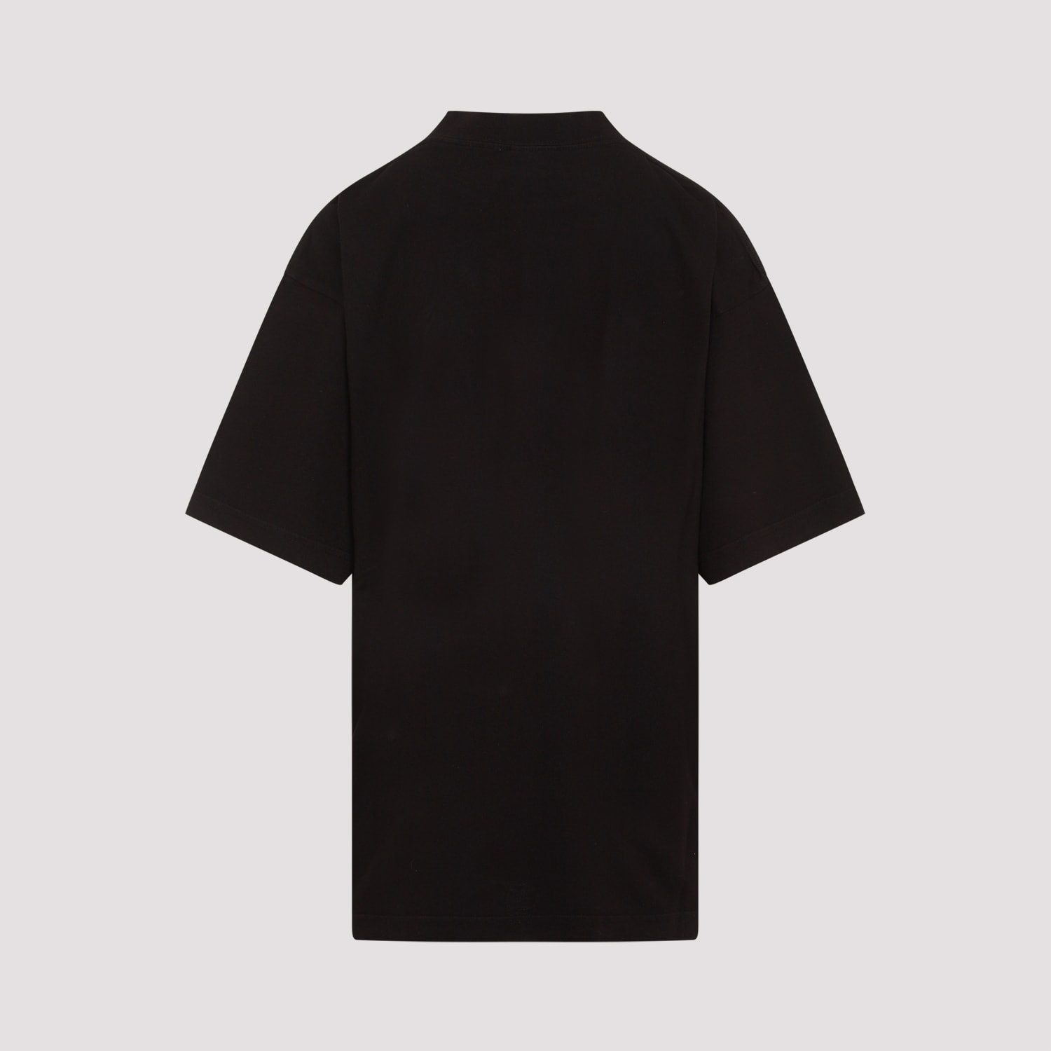 Shop Balenciaga Medium Fit T-shirt In Washed Black