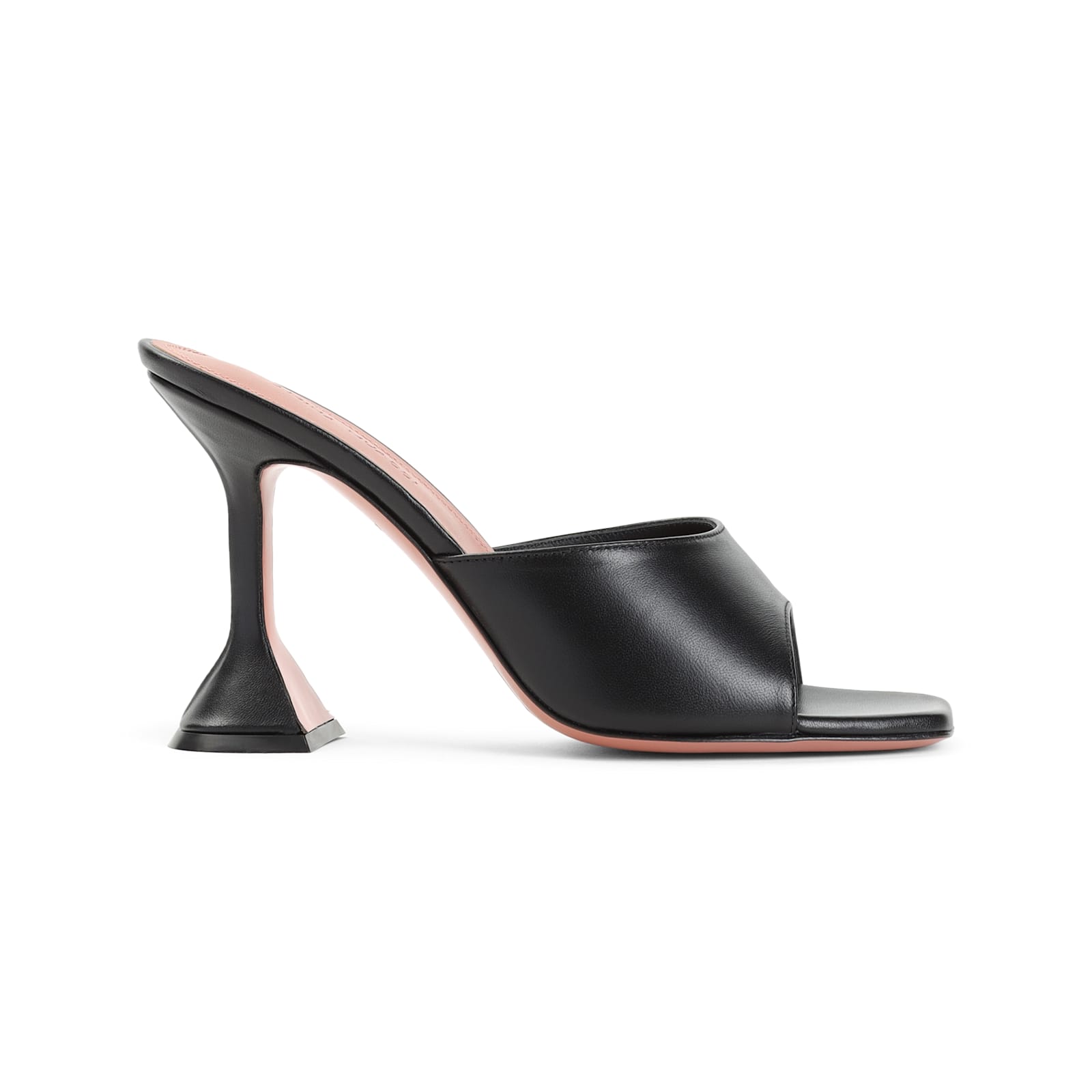 Shop Amina Muaddi Lupita Slipper In Black