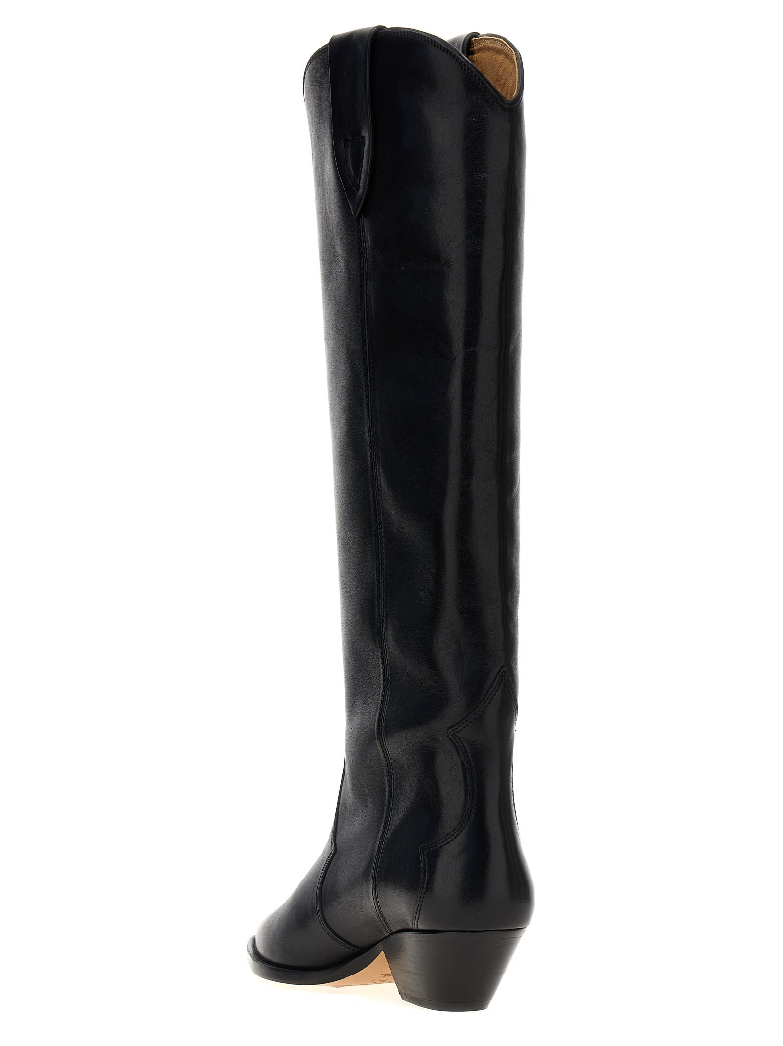 Shop Isabel Marant Denvee Boots In Black