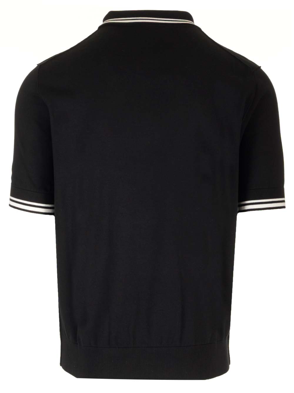 Shop Dolce & Gabbana Slim Fit Polo Shirt In Black