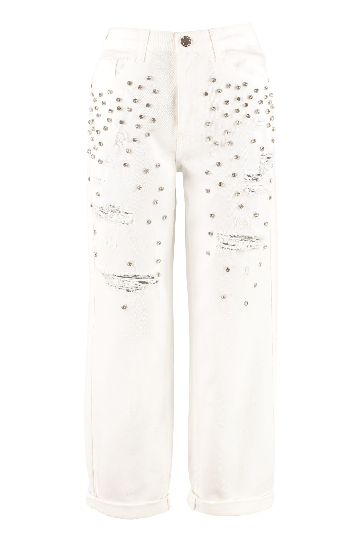 Pinko Maddie 5-pocket Jeans In White