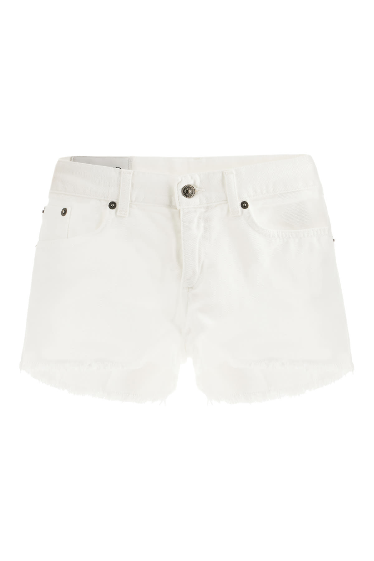 White Denim Shorts