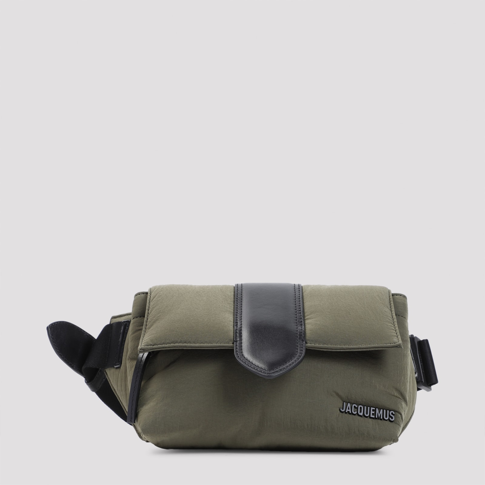 Shop Jacquemus Le Banane Bambino Belt Bag In Khaki