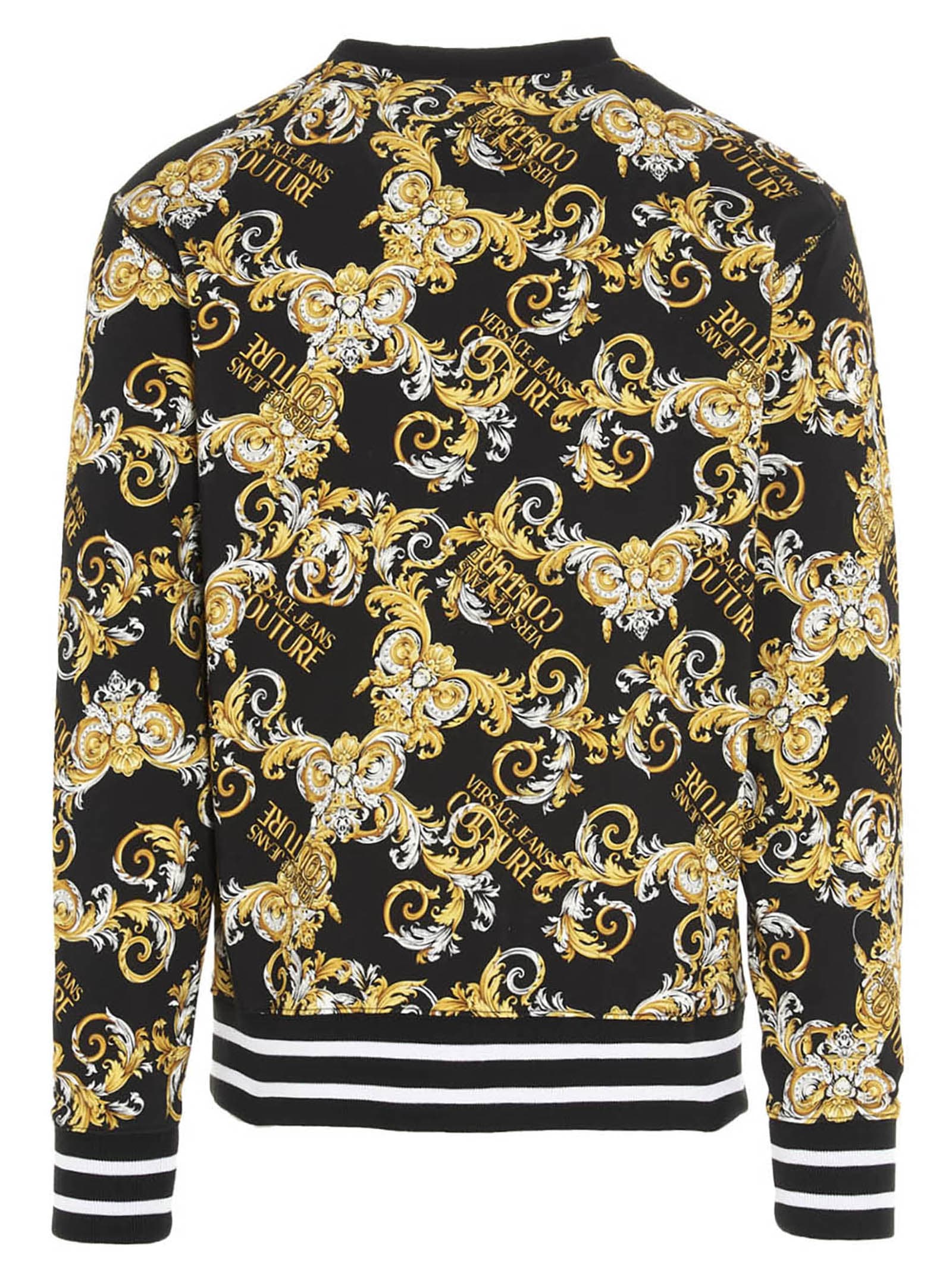 versace jeans couture black sweatshirt