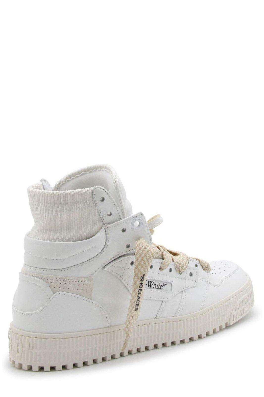 Shop Off-white 3.0 Off Court Lace-up Sneakers In White White