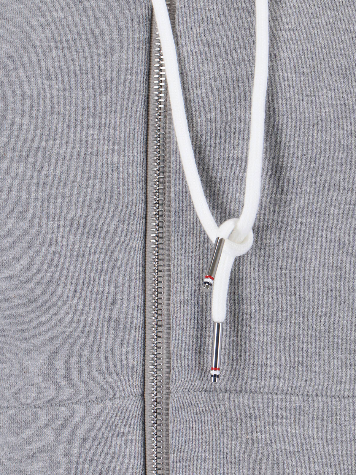 Thom Browne Felpa In Cotone Grigio Uomo In Gray