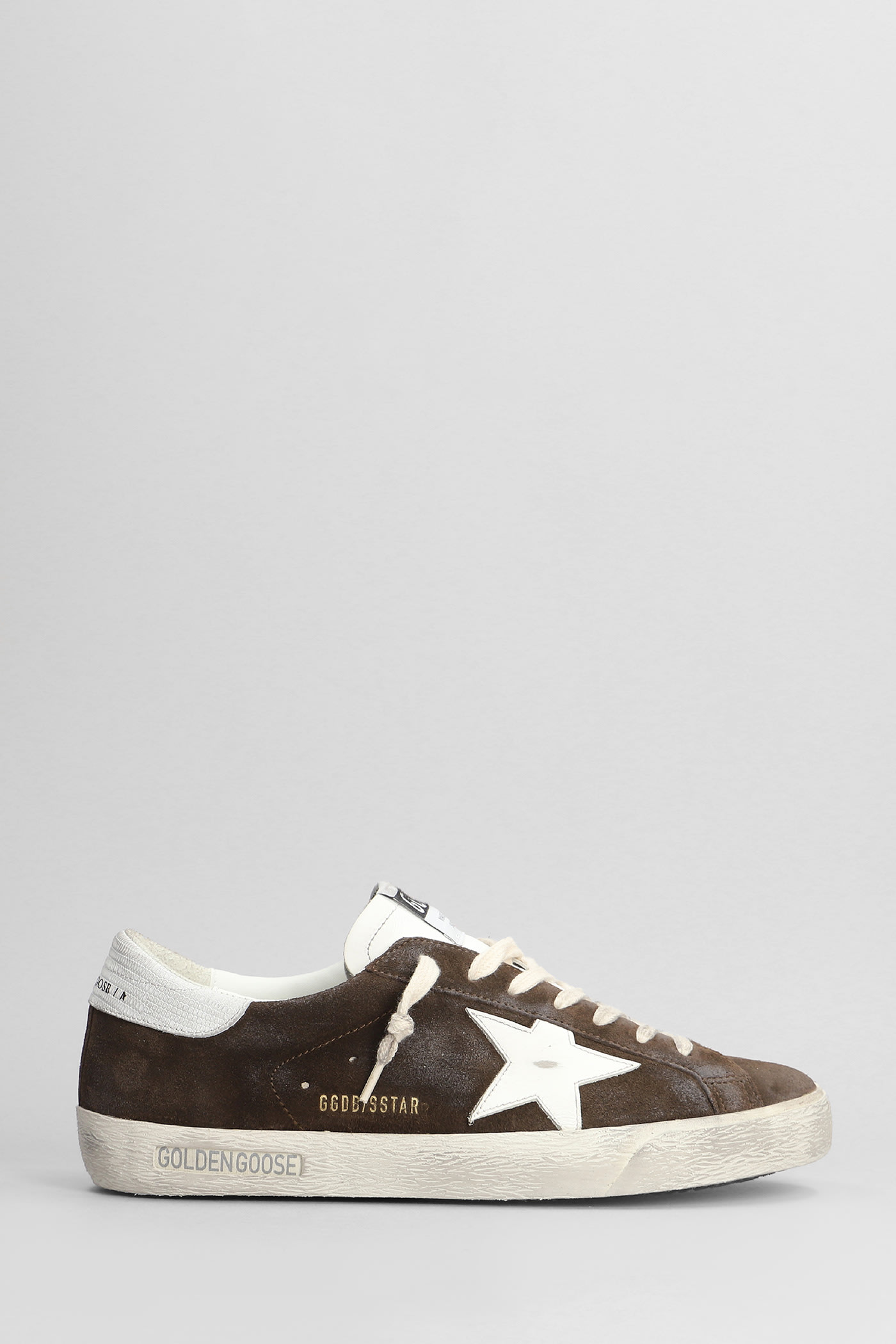 Shop Golden Goose Superstar Sneakers In Brown Suede