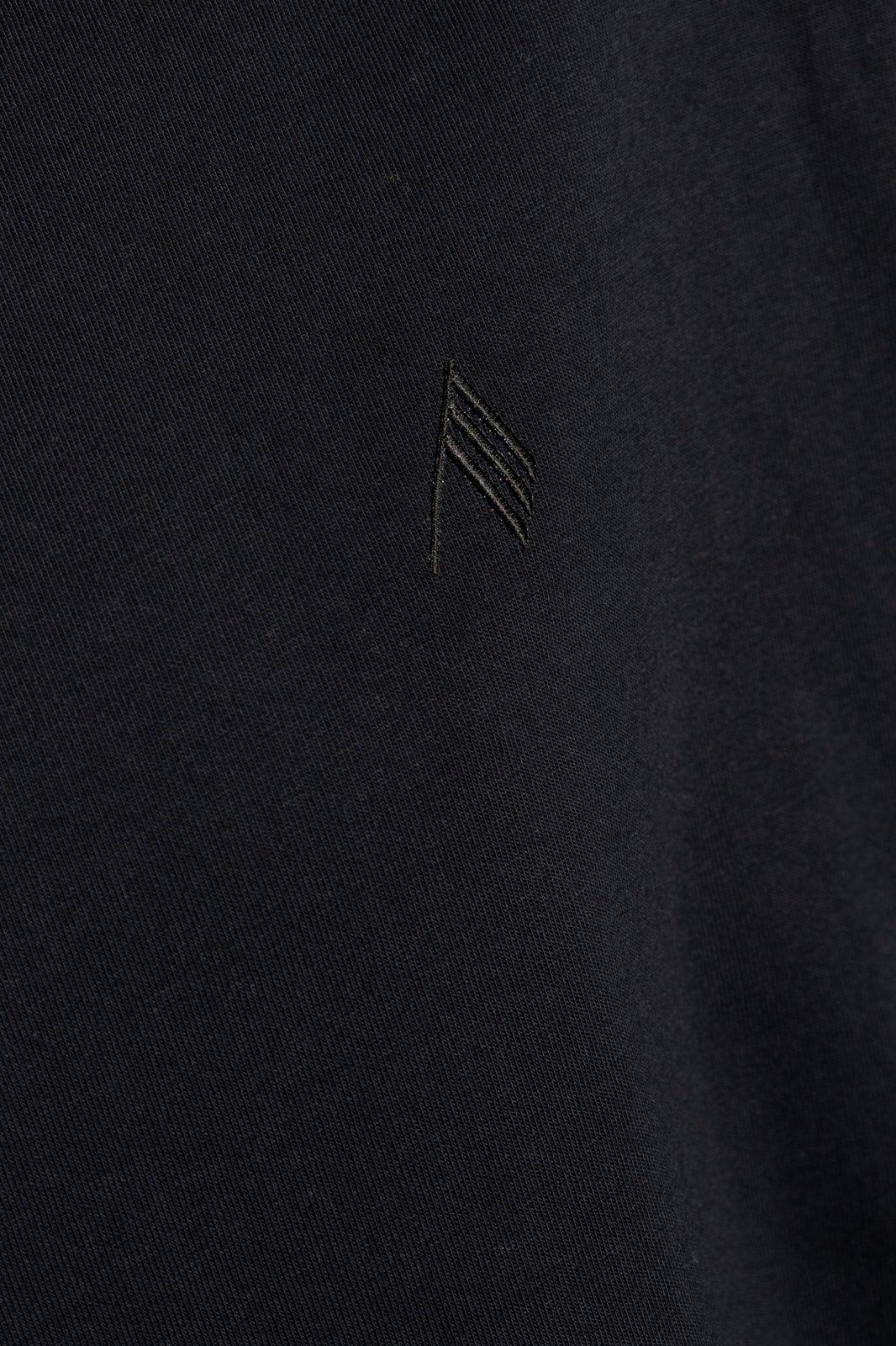 Attico T-shirt Black In Black