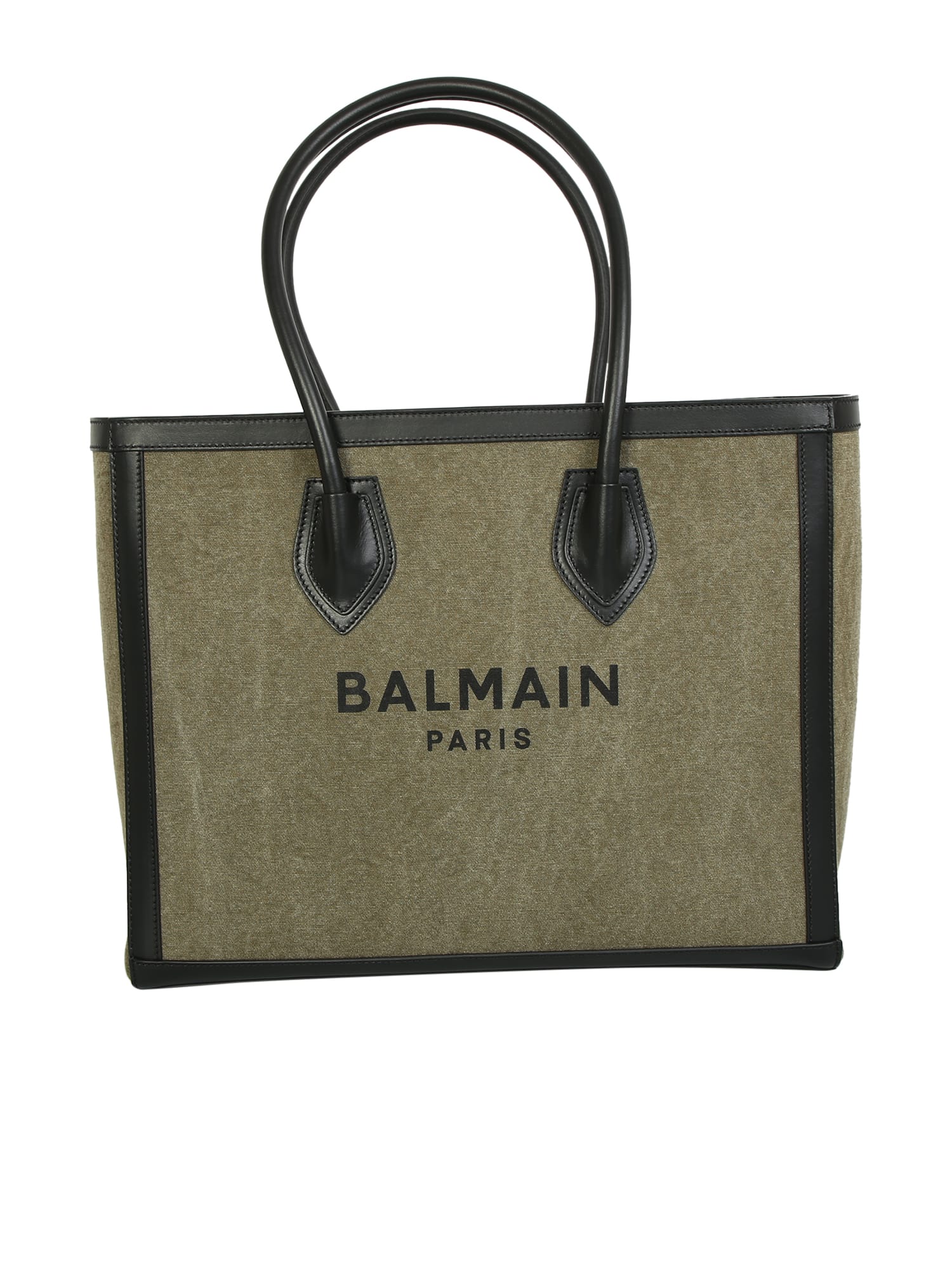 Balmain B-army Shopper Bag; This Whole Line Of The New Collection Is Inspired By The Maisons Military History
