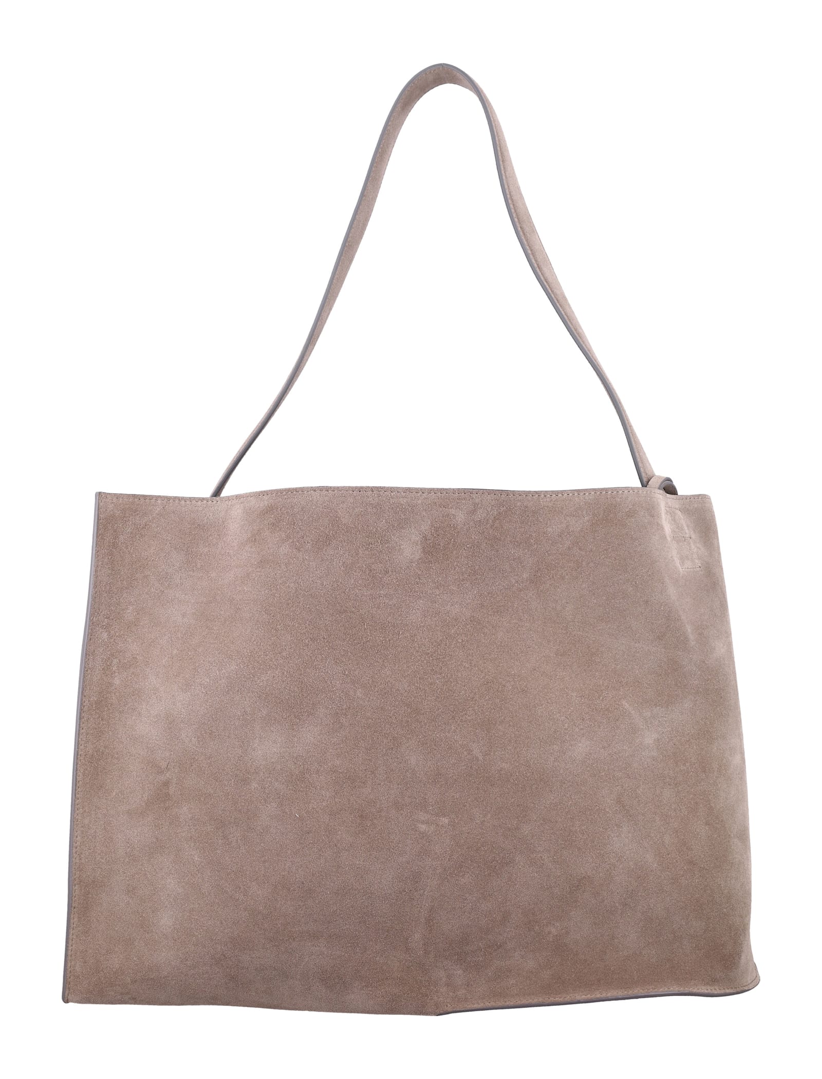 Studio Nicholson The Reflection Suede Tote Bag In Clay