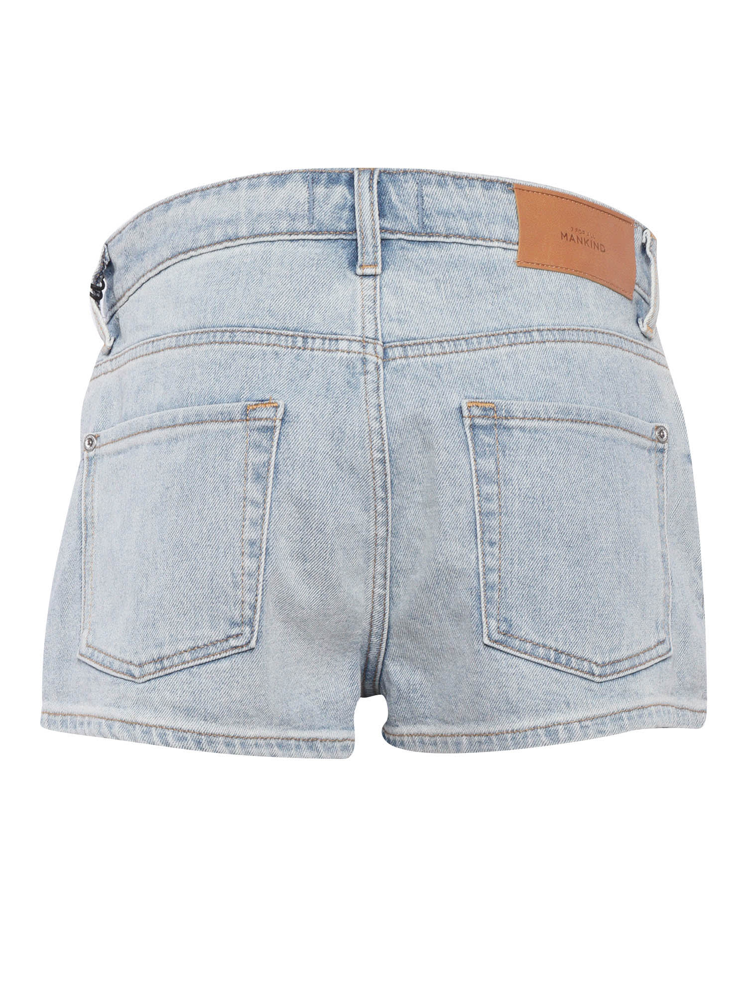 7 For All Mankind Low Shorts Tokyo In Blue
