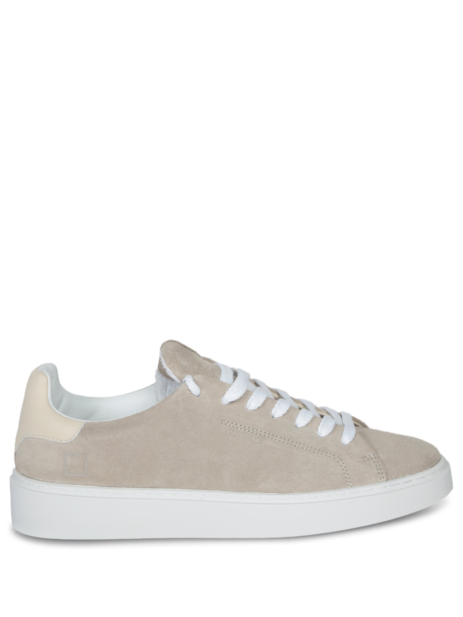 D. A.T. E. Levante Suede Sneakers In Beige