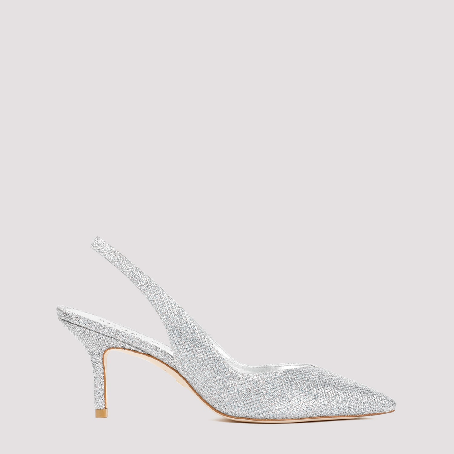 Shop Stuart Weitzman Eva 75 Sandals In Slv Silver