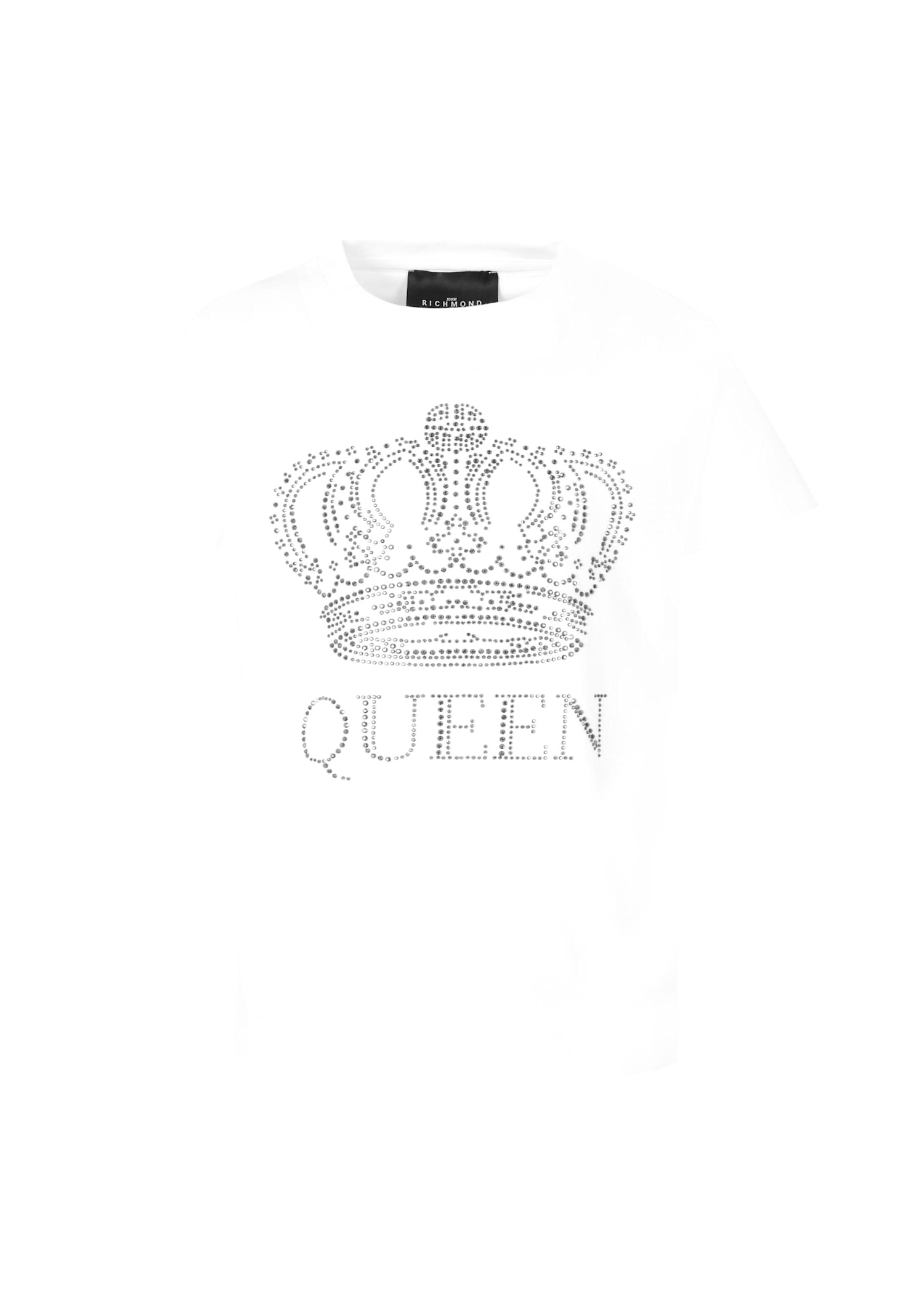 Richmond Kids' White T-shirt For Girl With Crown