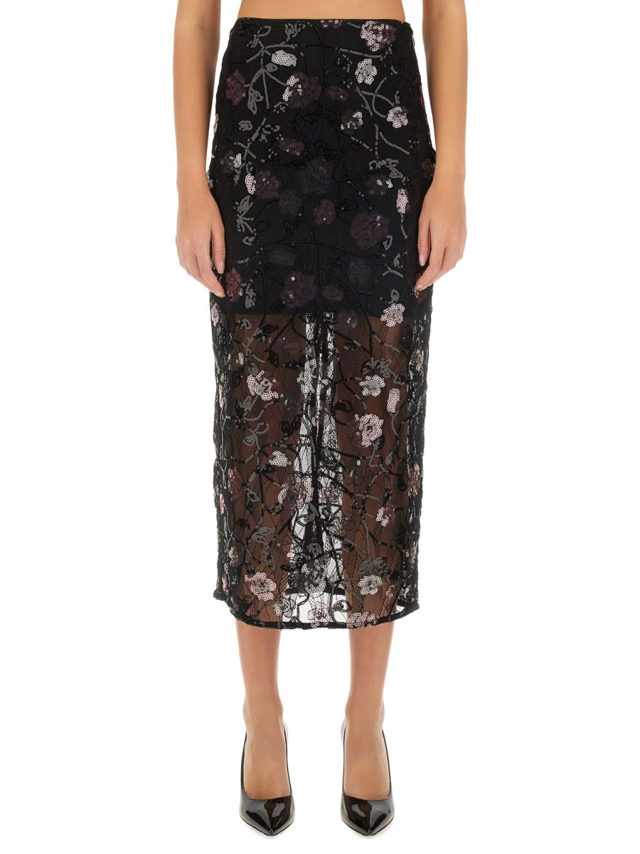 Rotate by Birger Christensen Midi Skirt