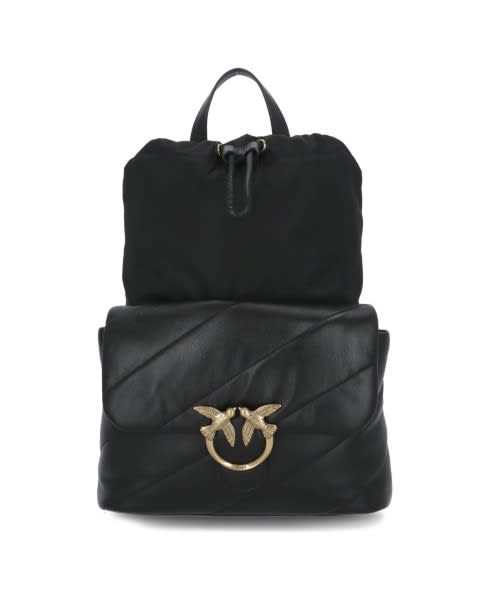 Pinko Backpack With Logo Plaque